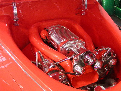picture of customized engine compartment