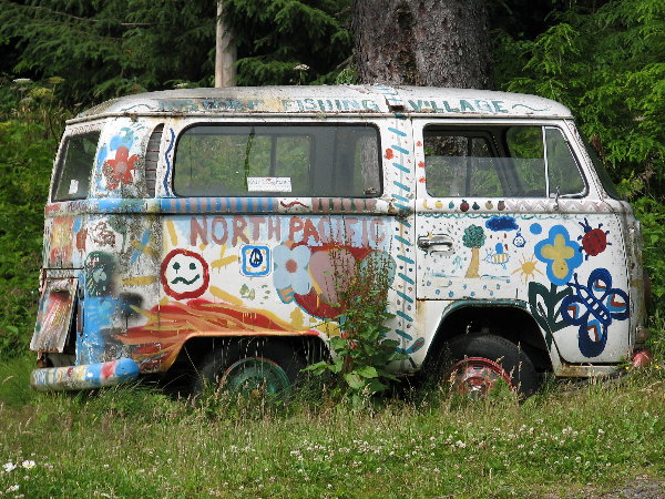 picture of shortened VW bus