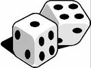 graphic of a pair of dice