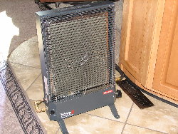 pic of heater in use
