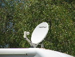 pic of roff-mounted satellite dish