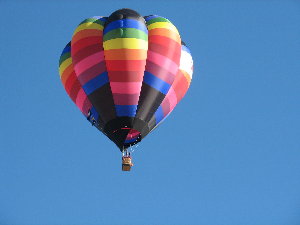 pic of multi-colored balloon