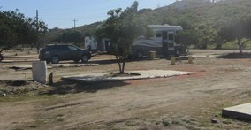 pic of RV in Mexican RV park