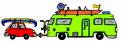 graphic of motorhome pulling car