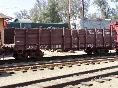 picture of old flat car