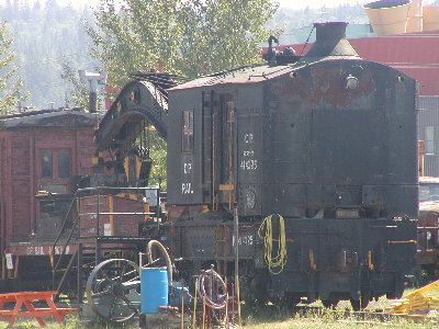 picture of old steam crane
