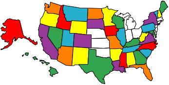 map of states visited